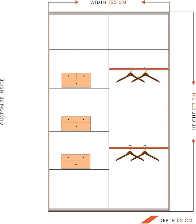 Nicole Sliding Wardrobe