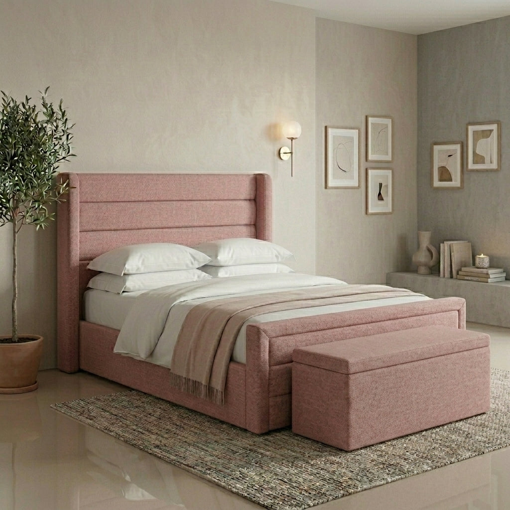 Blush Wing Bed