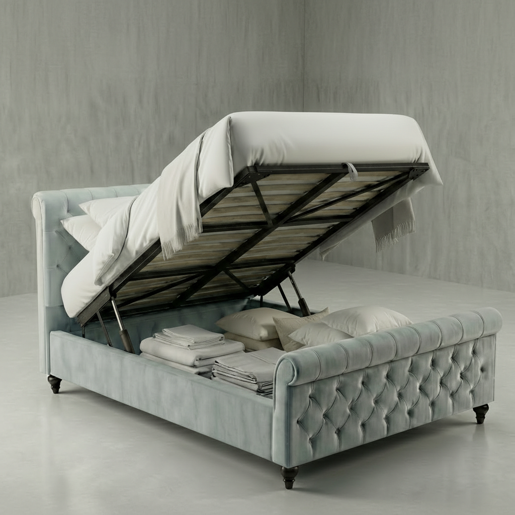 The Ascot Sleigh Bed