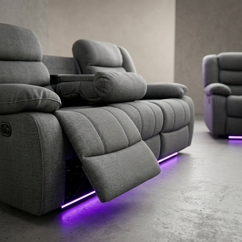 Sorrento Fabric Electric Sofa