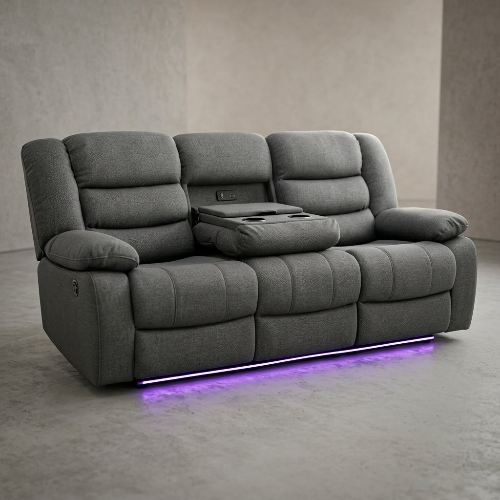 Sorrento Fabric Electric Sofa