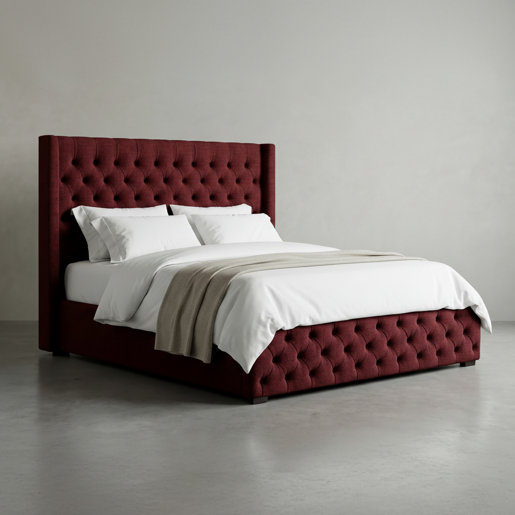 Marlborough Deep Button Bed