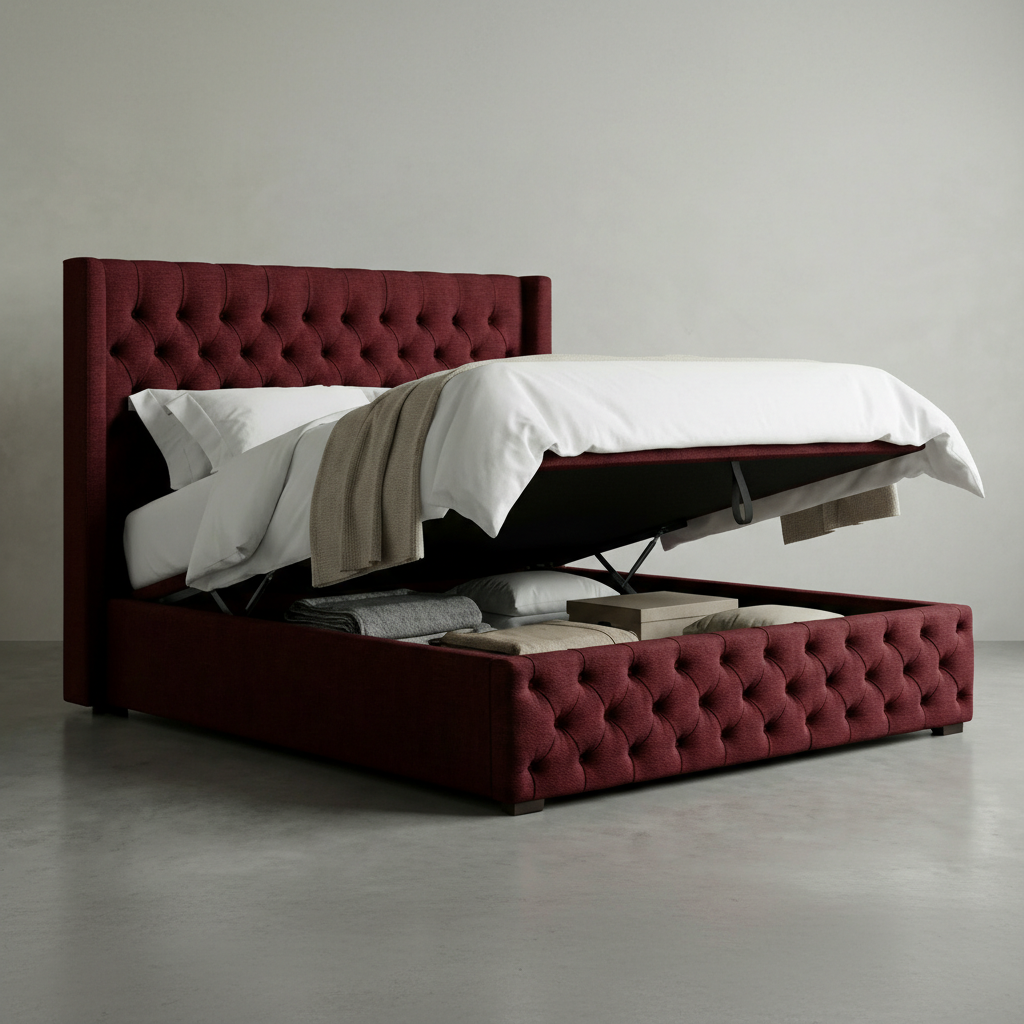 Marlborough Deep Button Bed