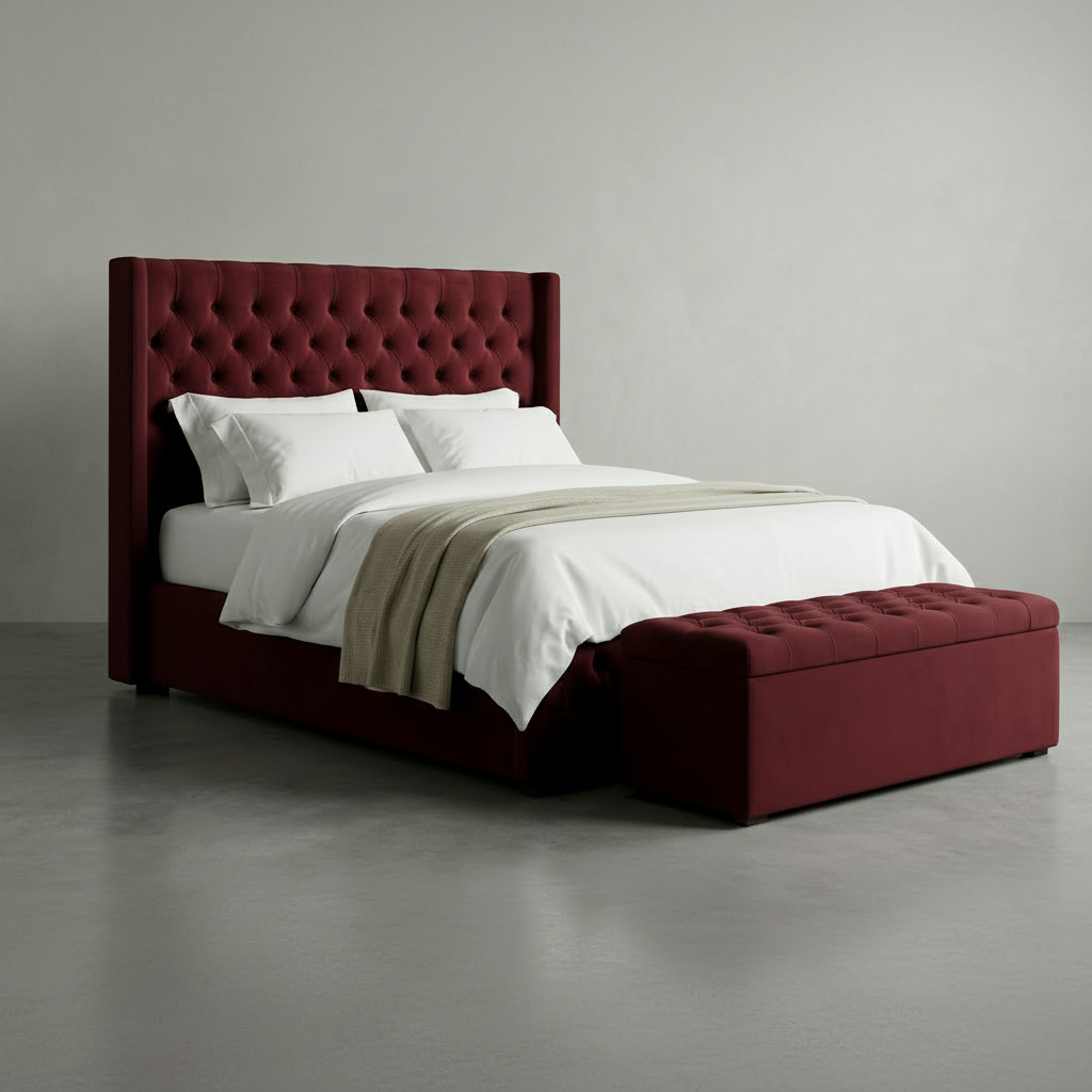 Marlborough Deep Button Bed